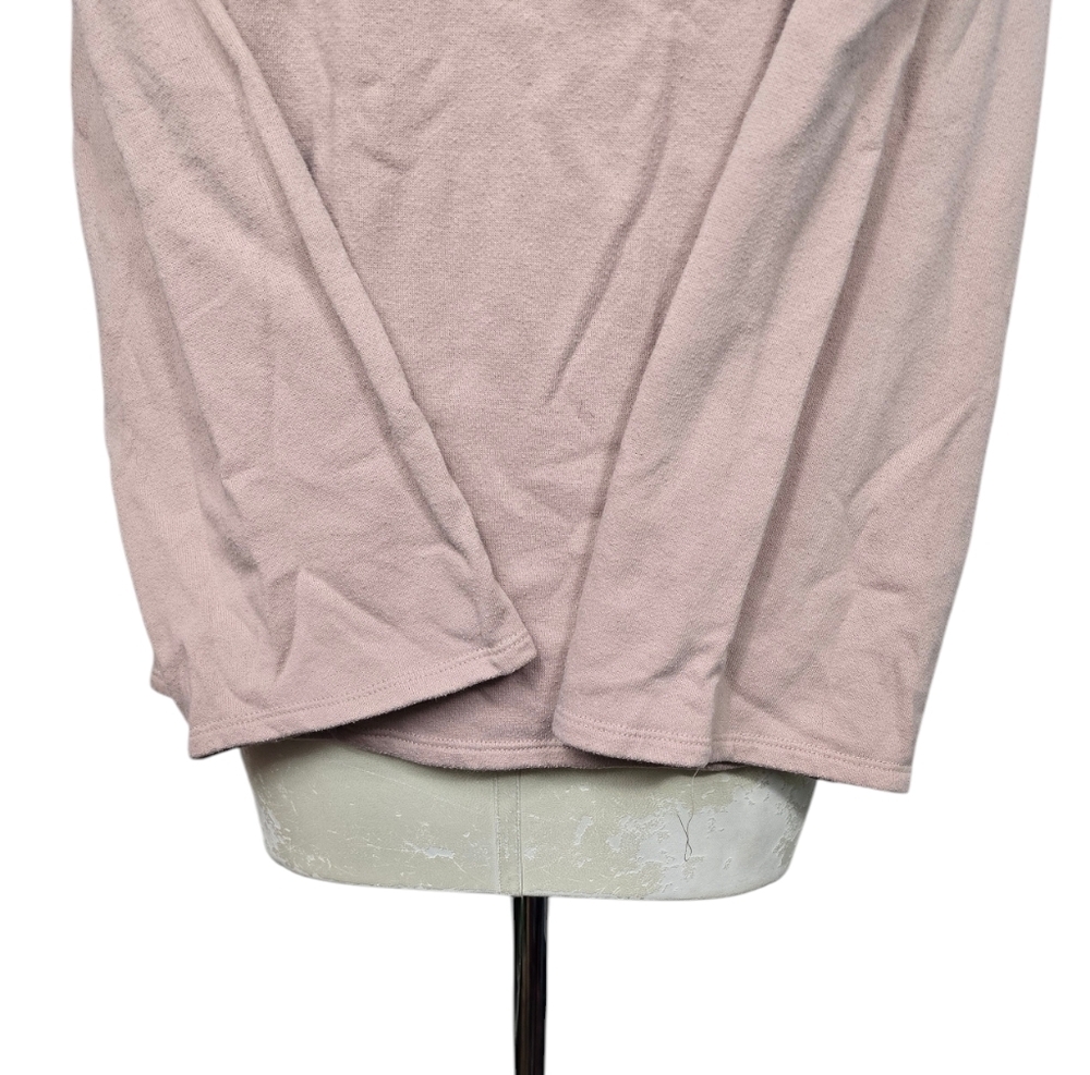Forever 21 Contemporary Cold Shoulder Dusty Rose Sweater M - Picture 4 of 7